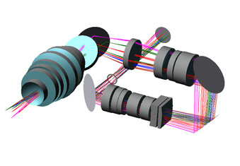Modeling and simulation of an optical system