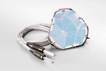 Retroreflector with ITO coating