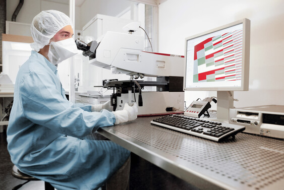 Inspection of a structured coating Inspection of a structured coating